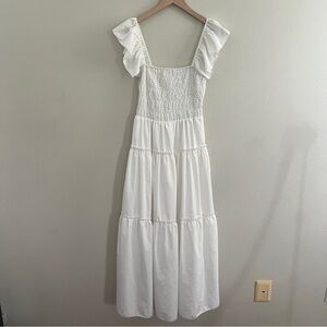 Johnny Becca Prairie Style Dress, Ivory, XS